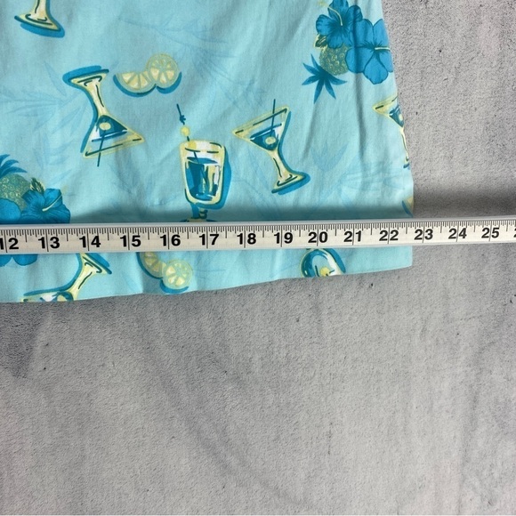 KT Golf Skort Size Zipper Sz 14 Cotton Pockets Pleats Summer Print Keneth Tool - Picture 12 of 13